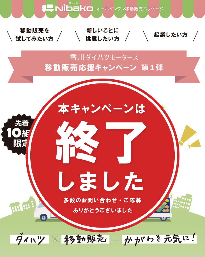 終了】[先着10名様限定]無料体験モニター募集！【Nibako】 | 株式会社 
